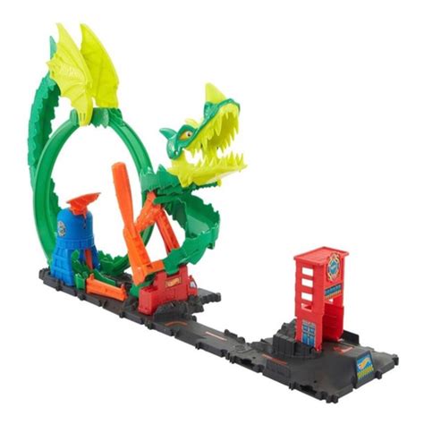 Pista De Carrinhos Hot Wheels Ataque Do Dragão City em Promoção na Americanas