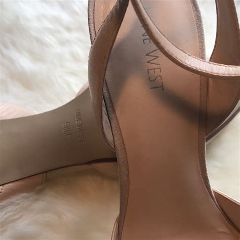 Nine West Shoes Nine West Nude Heels Size Poshmark