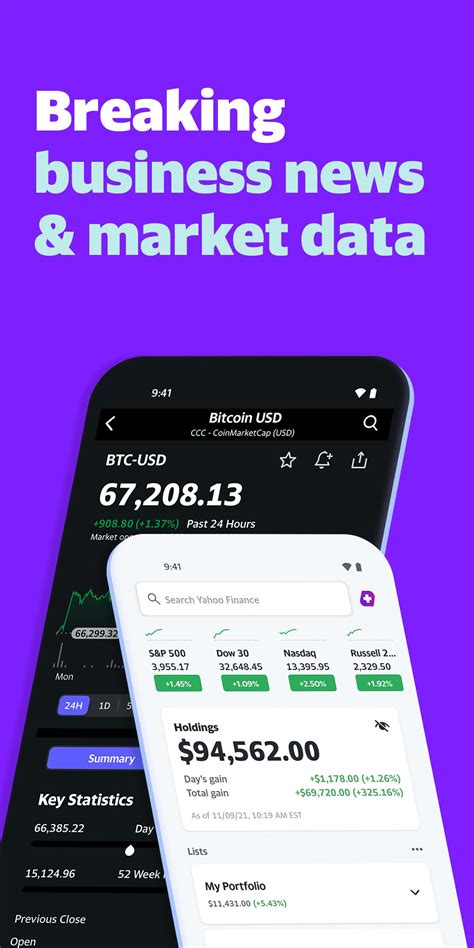 yahoo finance stock news apk  android