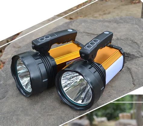 Портативный мощный светодиодный прожектор с переключением передач ...