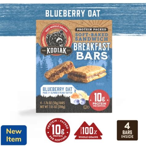 Kodiak® Blueberry Oat Protein Breakfast Bars 4 Ct Fred Meyer
