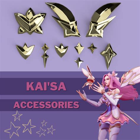 Archivo Stl Accesorios Star Guardian Kaisa ⭐・design Para Impresora 3d