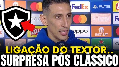 ATITUDE APÓS O CLÁSSICO ELE FALOU LIGAÇÃO DE TEXTOR E CONTRATAÇÃO DOS