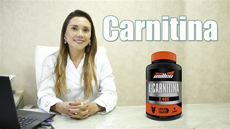 Carnitina O que é para que serve quando e como tomar YouTube