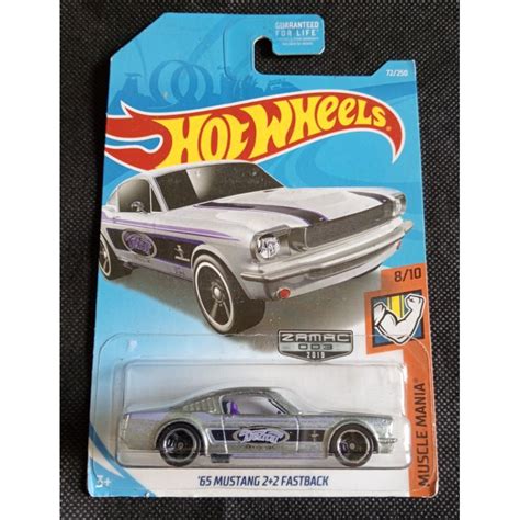 HOT WHEELS 風火輪 65 野馬 2 2 快背 ZAMAC 蝦皮購物