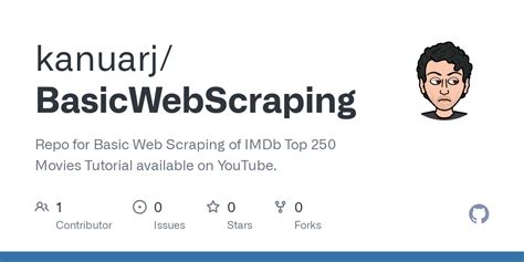 GitHub Kanuarj BasicWebScraping Repo For Basic Web Scraping Of IMDb