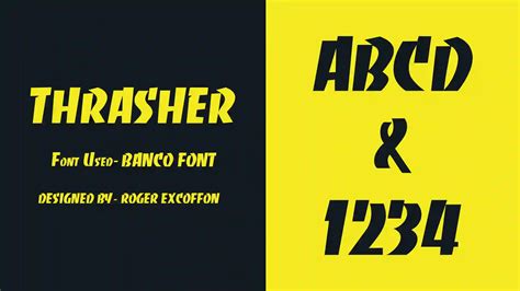 Download Thrasher Font Free Fonts Lab