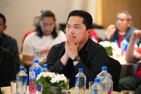 Elegan Begini Respons Erick Thohir Soal Kemenangan Timnas Indonesia