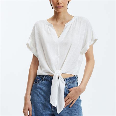 Блузка укороченная с завязкамиVero Moda купить в интернет-магазине ...