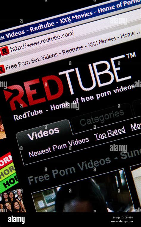 Online Porn Adult Video Website Redtube Stock Photo Alamy