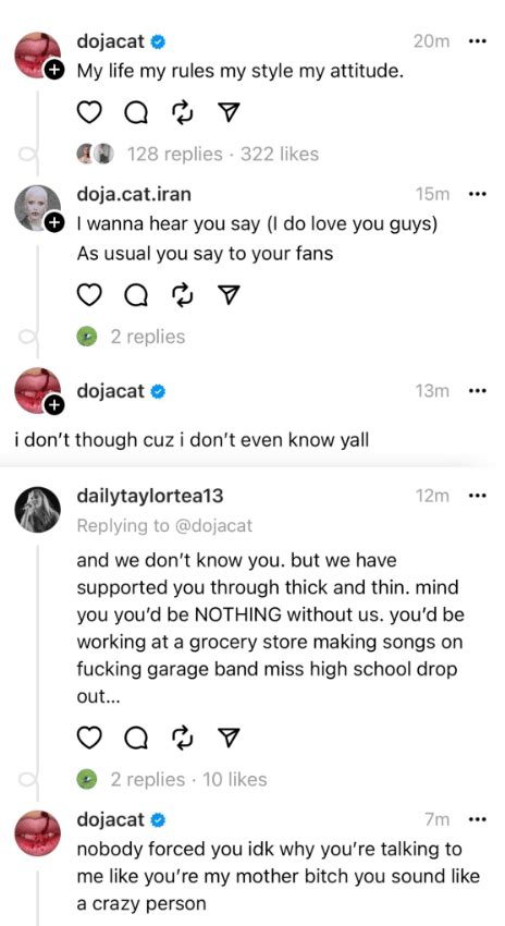 Doja Cat’s problematic history of hating her own fans.