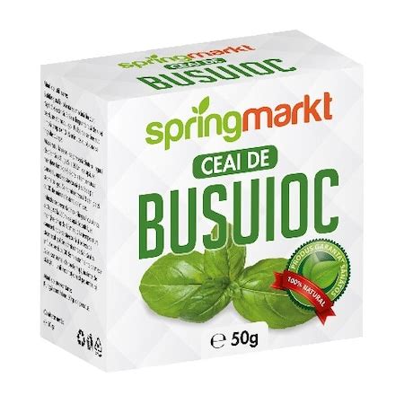Чай от босилек 50 грама Springmarkt - eMAG.bg