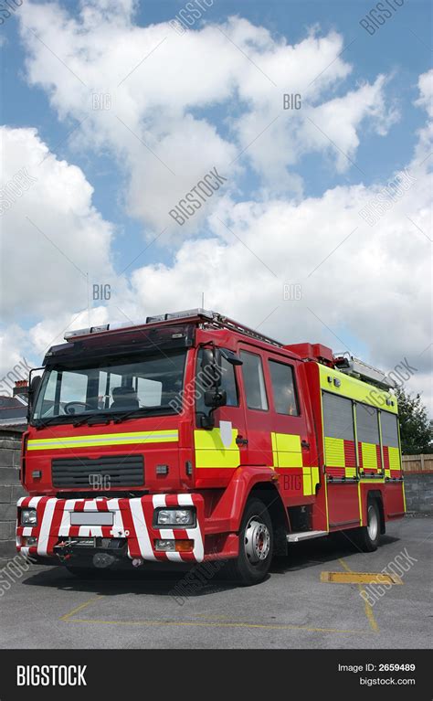 British Fire Engine Image And Photo Free Trial Bigstock