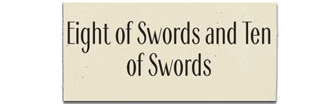 Eight of Swords Combinations – combotarot.com