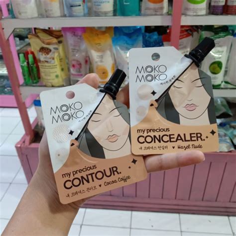 Jual Moko Moko Contour Concealer Sachet Cocoa Coffee Hazel Nude Shopee Indonesia