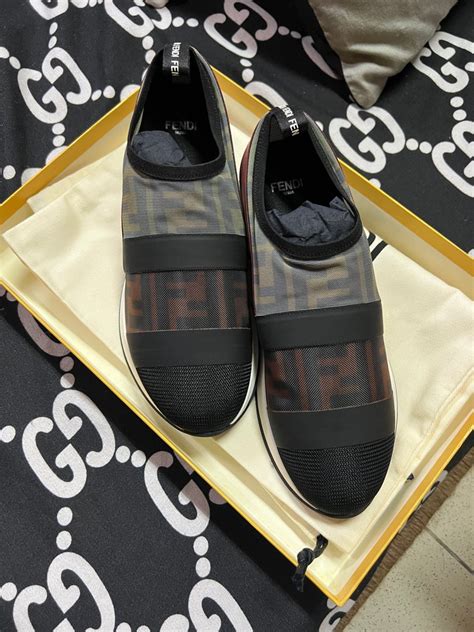Fendi Slip On Sneaker Womens Fashion Footwear Sneakers On Carousell