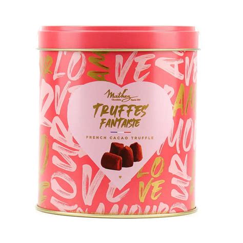 Truffes Fantaisie Aux Brisures De Macaron Framboise Bo Te M Tal Love