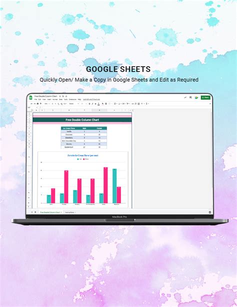 Free Double Column Chart Google Sheets Excel Template Net