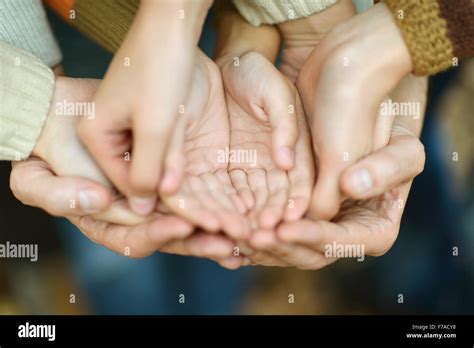 Hands Held Together Stock Photo Alamy