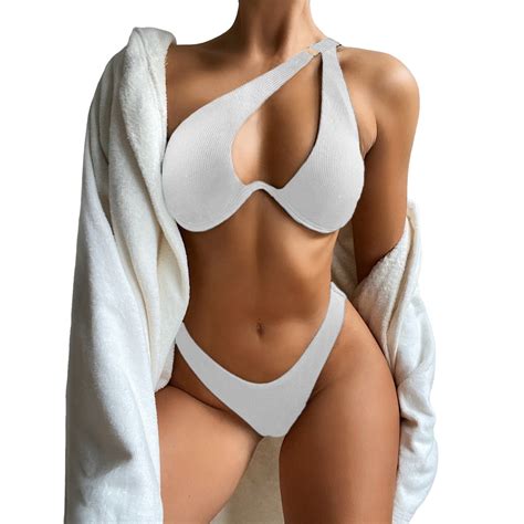 Cathalem Plus Size Bathing Suits Piece Womens Bikini Sets Two Piece