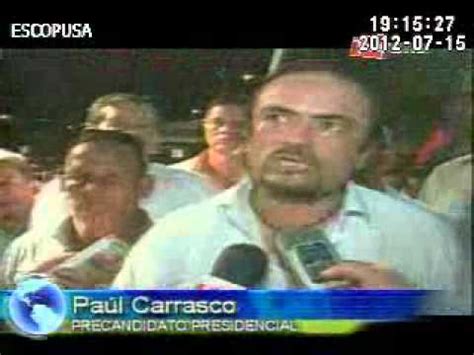 Pa L Carrasco Lanza Su Precandidatura Presidencial Youtube