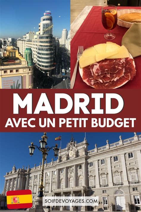 Madrid avec un petit budget activités et visites gratuites