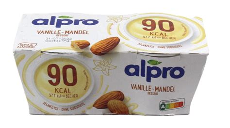 Alpro Dessert Vanille Mandel | Lebensmittelklarheit