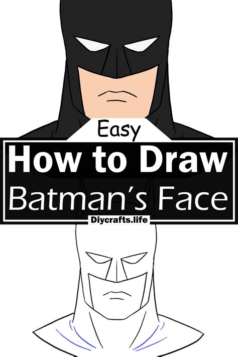 22 Easy Batman Drawing Ideas Step By Step Guide Diy Crafts