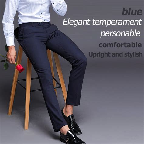 Office Pants Men Casual Pants Seluar Formal Stretch Fabrics Anti