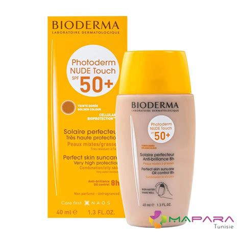 Bioderma Photoderm Nude Touch Spf Teinte Dor E Ml Mapara Tunisie