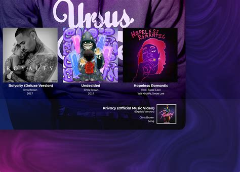 playlist interface design  behance