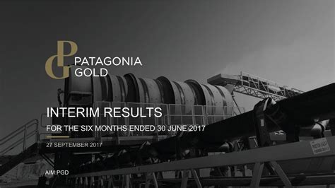 patagonia gold plc   results earnings call  otcmkts