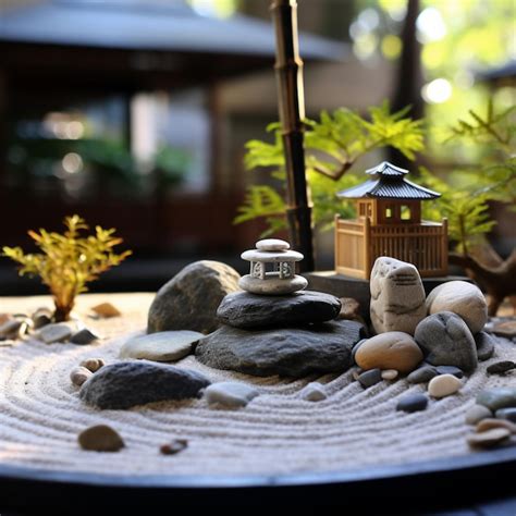 Premium AI Image | Zen garden design