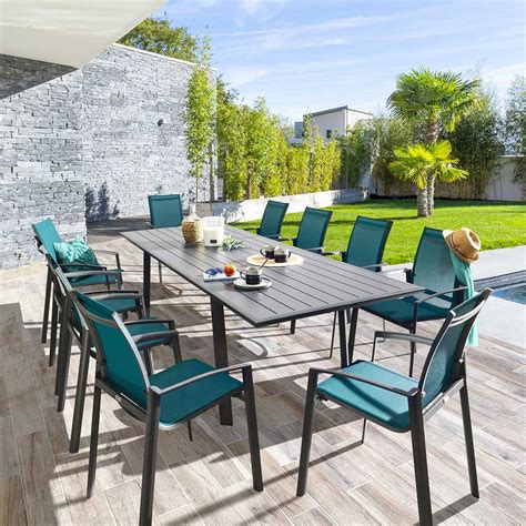 Table De Jardin Extensible Pavane Graphite