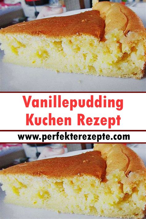 Vanillepudding Kuchen Rezept Schnelle Und Einfache Rezepte