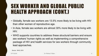 Sex Worker A Public Health Concern Pptx