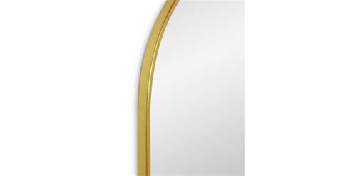 Овальное зеркало-капсула в полный рост в золотой раме Kapsel XL Gold ...