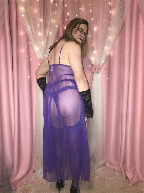 TV Joanie A Mature TV Wears Her Purple Passion Photo AShemaletube