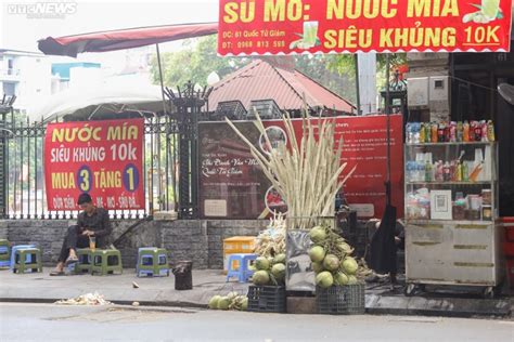 Hà Nội nắng nóng gay gắt hàng quán vỉa hè đói khách