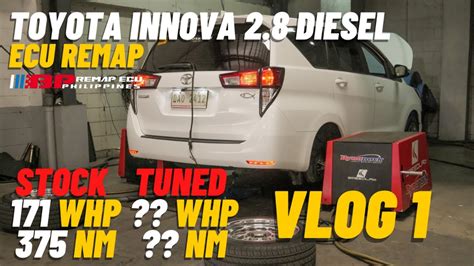 VLOG 1 TOYOTA INNOVA 2 8 ECU REMAP BY SPEEDLAB BP REMAP TEST LAUNCH