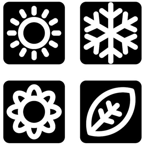 Premium Vector Seasons Vector Illustration