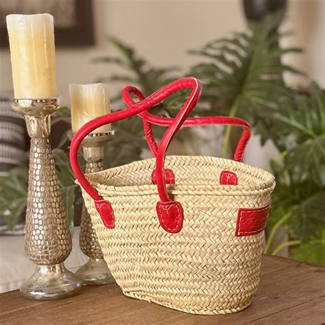 Maddy Basket Red All Products The Market Basket Co Genuine French