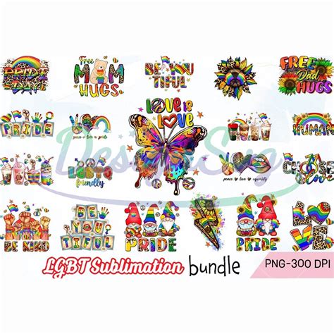 Lgbt Sublimation Bundle Png Lgbt Lesbian Png Gay Png Pride Day Png Designsvg