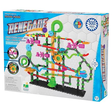 Techno Gears Marble Mania Renegade Action Packed 300pc Marble Maze Stem