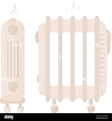 Moderna calefacción doméstica Batería para calefacción Ilustración