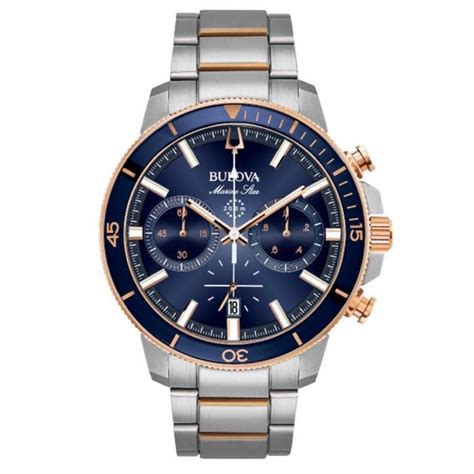 Rel Gio Bulova Masculino Marine Star Azul