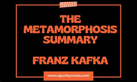 The Metamorphosis Summary Analysis Franz Kafka