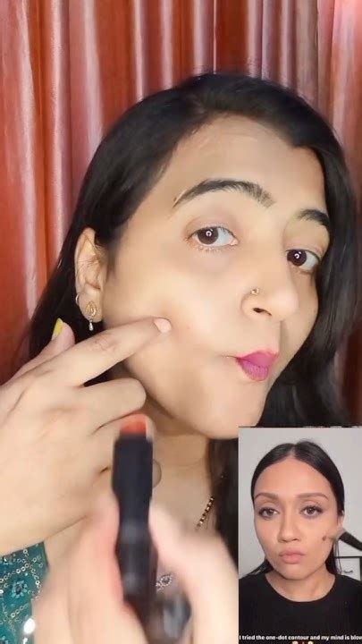 One Dot Contour Hack 😱💯 Will You Try This Viral Makeup Hack 💞 Makeup