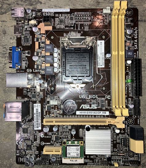Used Asus H81M-C Intel LGA1150 DDR3 Desktop Motherboard Micro ATX ...
