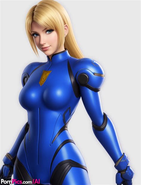 Curvy Hentai Babe Samus Aran Shows Her Big Boobs Her Bald Pussy CoedCherry